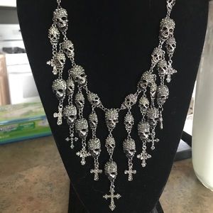 Crystal Skull Jewelry Set